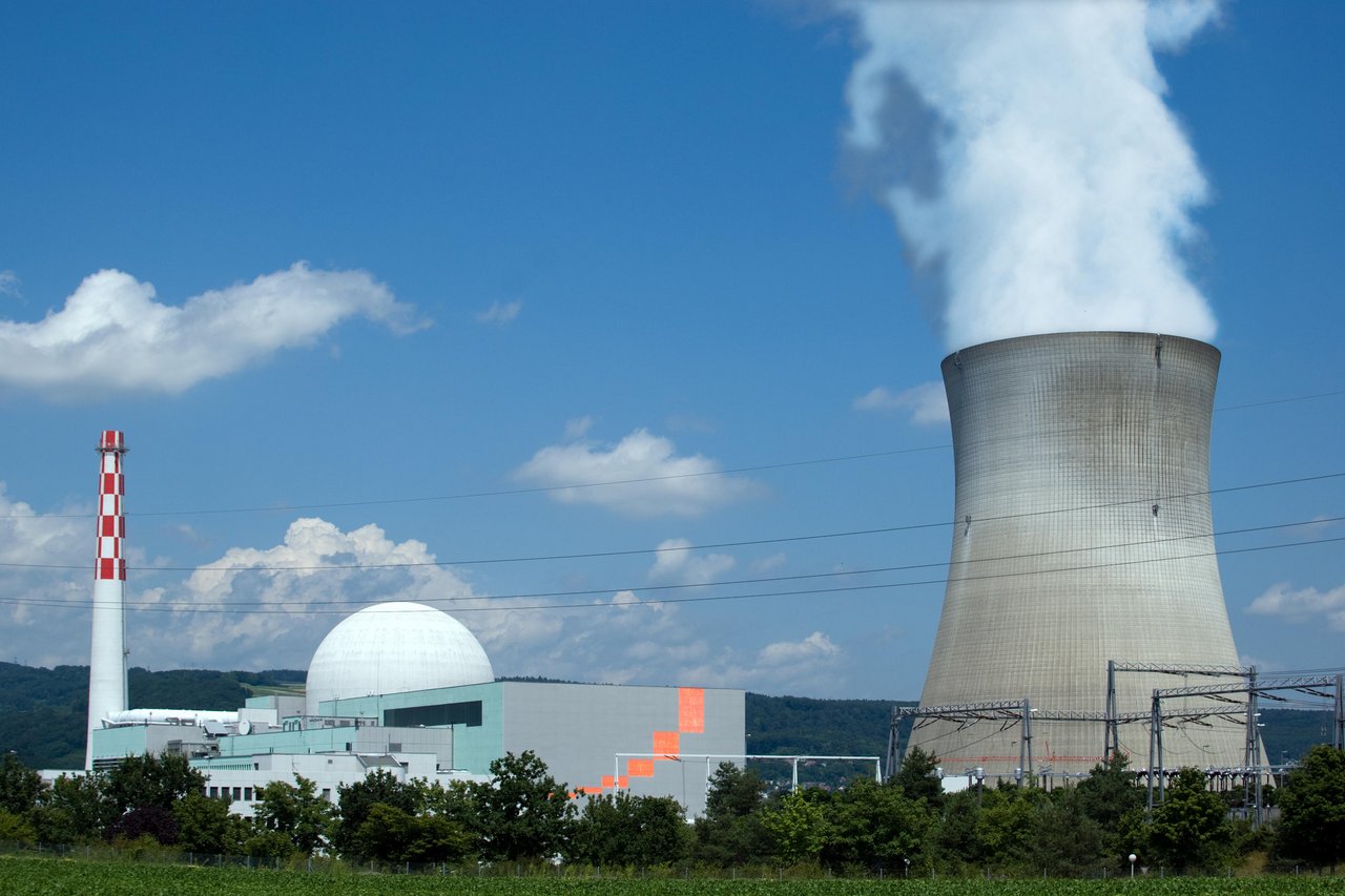 Atomkraftwerk Leibstadt in der Schweiz