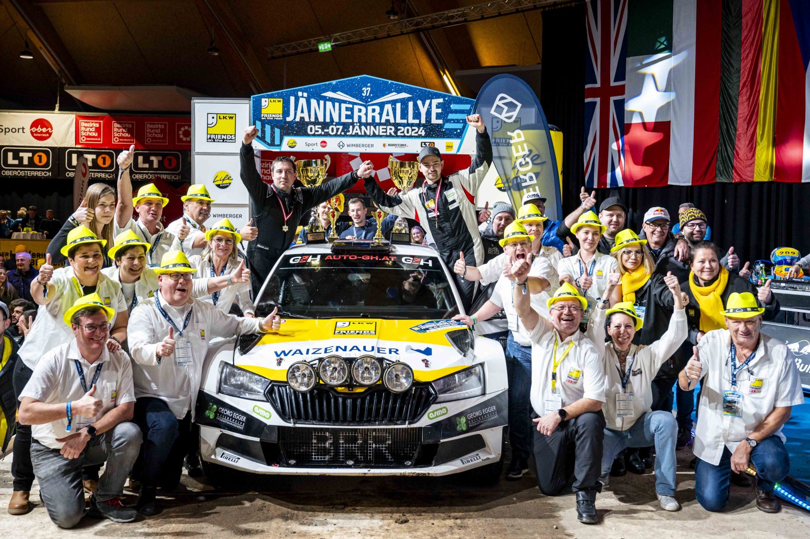 Sensationssieger bei Jänner-Rallye