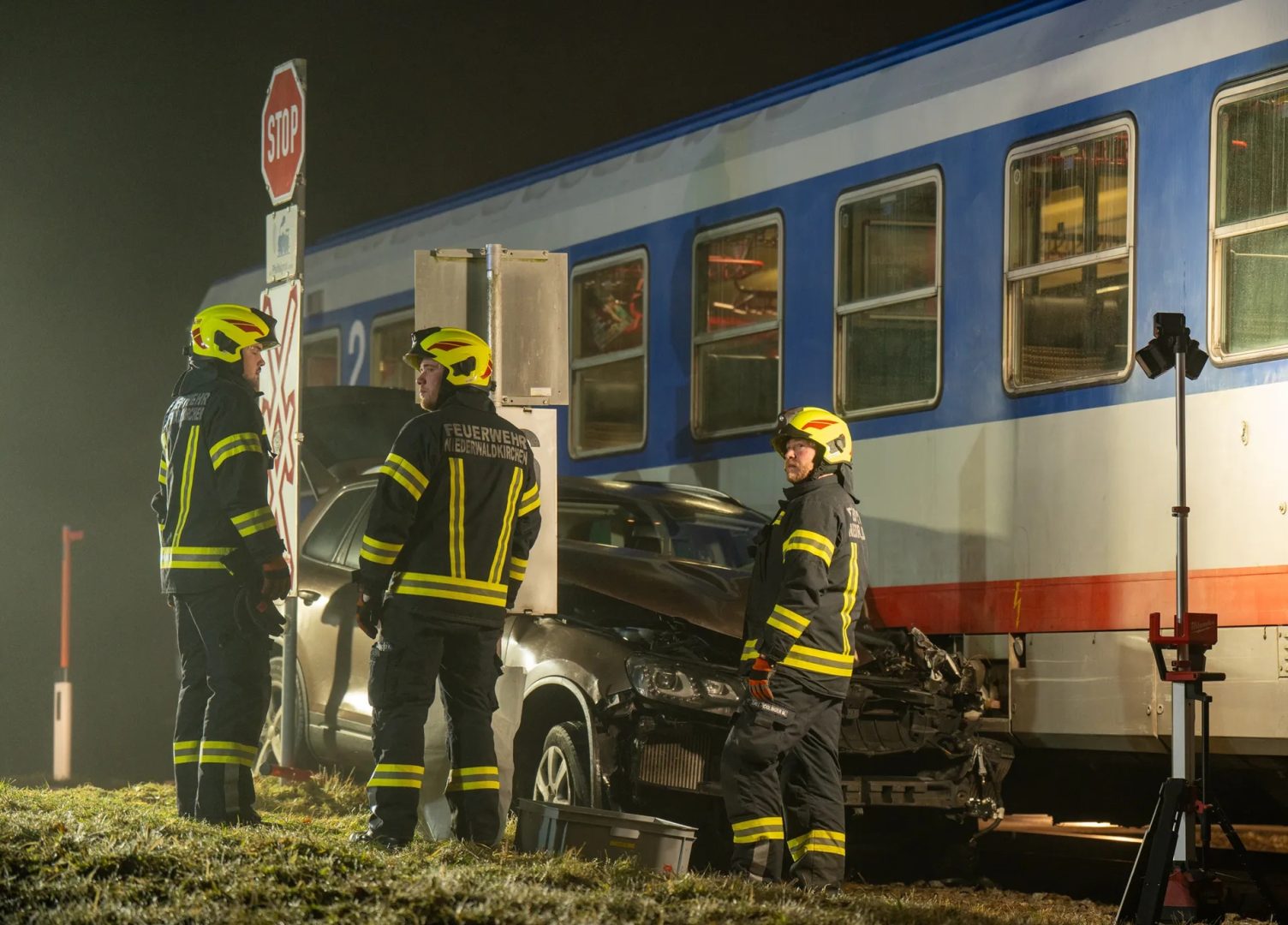Unfall mit Zug in Niederwaldkirchen