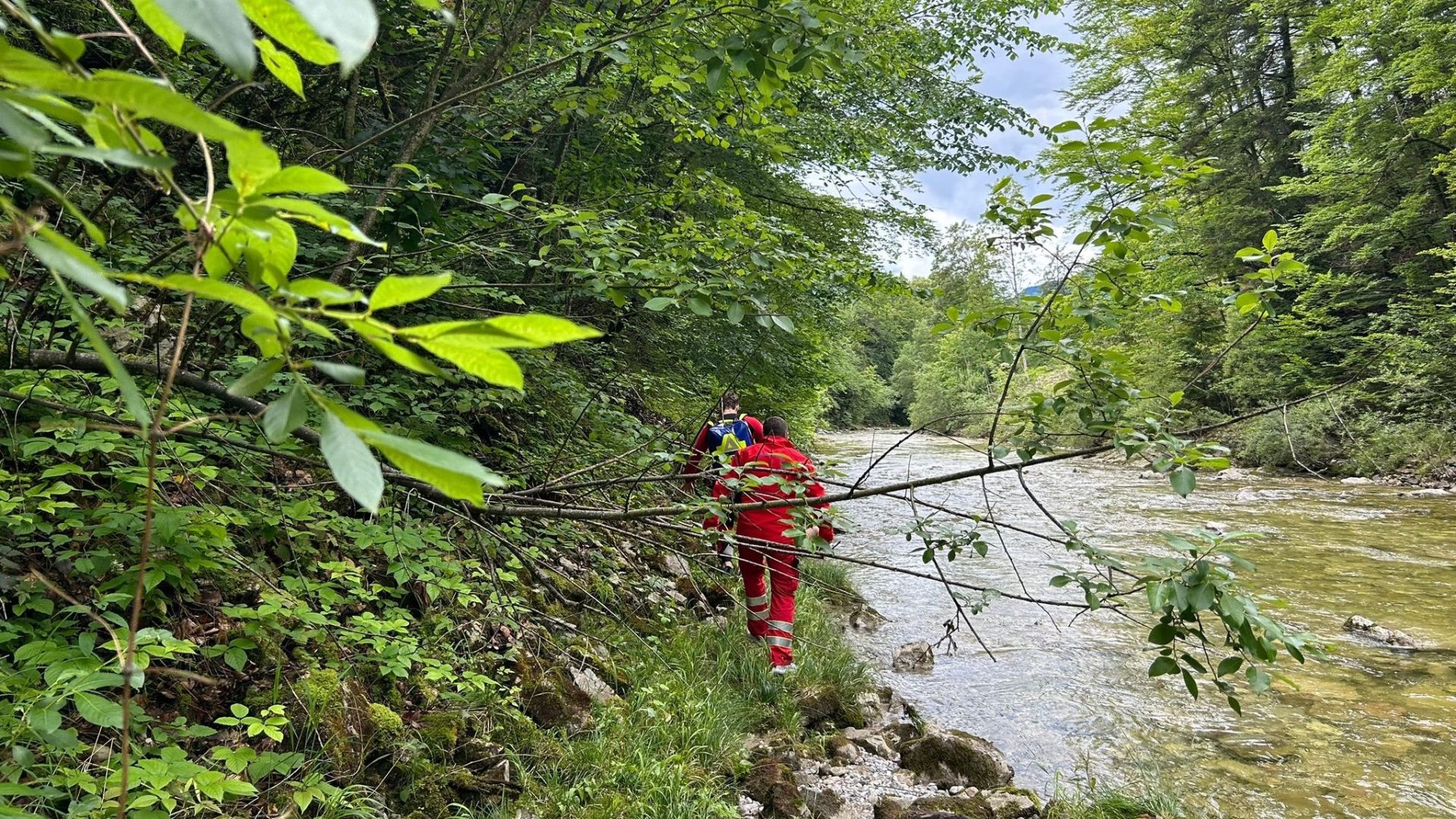 Rettungsaktion in Rettenbachklamm