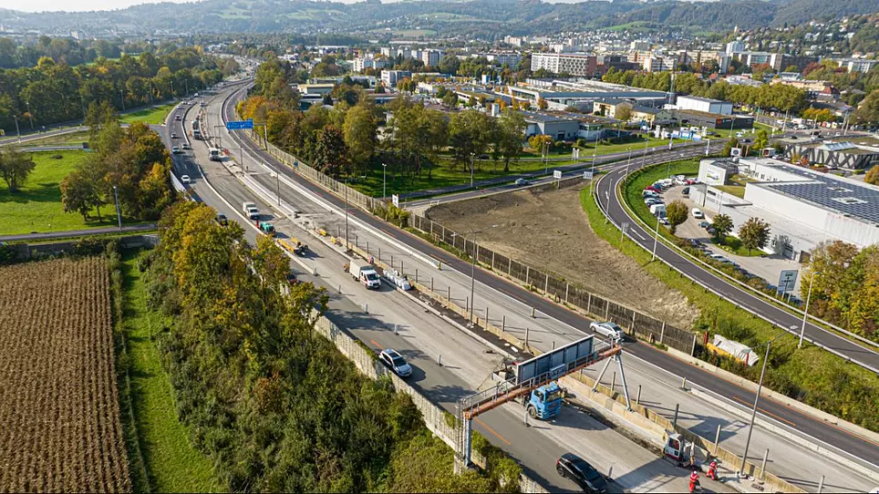 Auffahrt Dornach bis Mai gesperrt