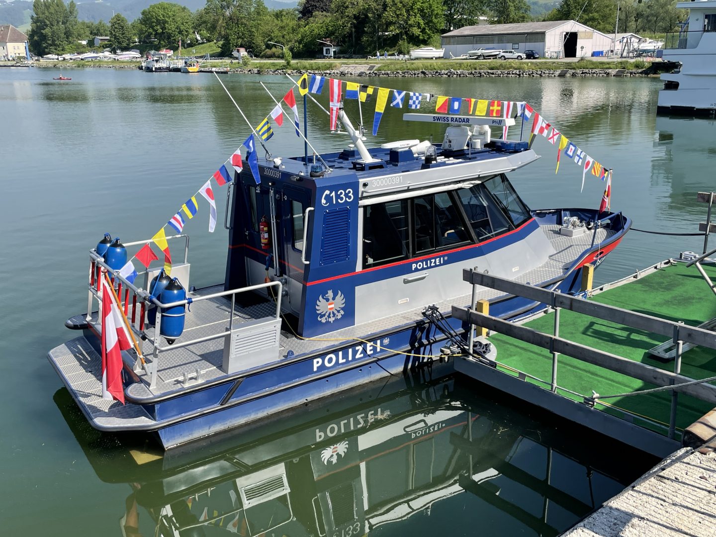 Neues Polizei-Schnellboot für die Donau
