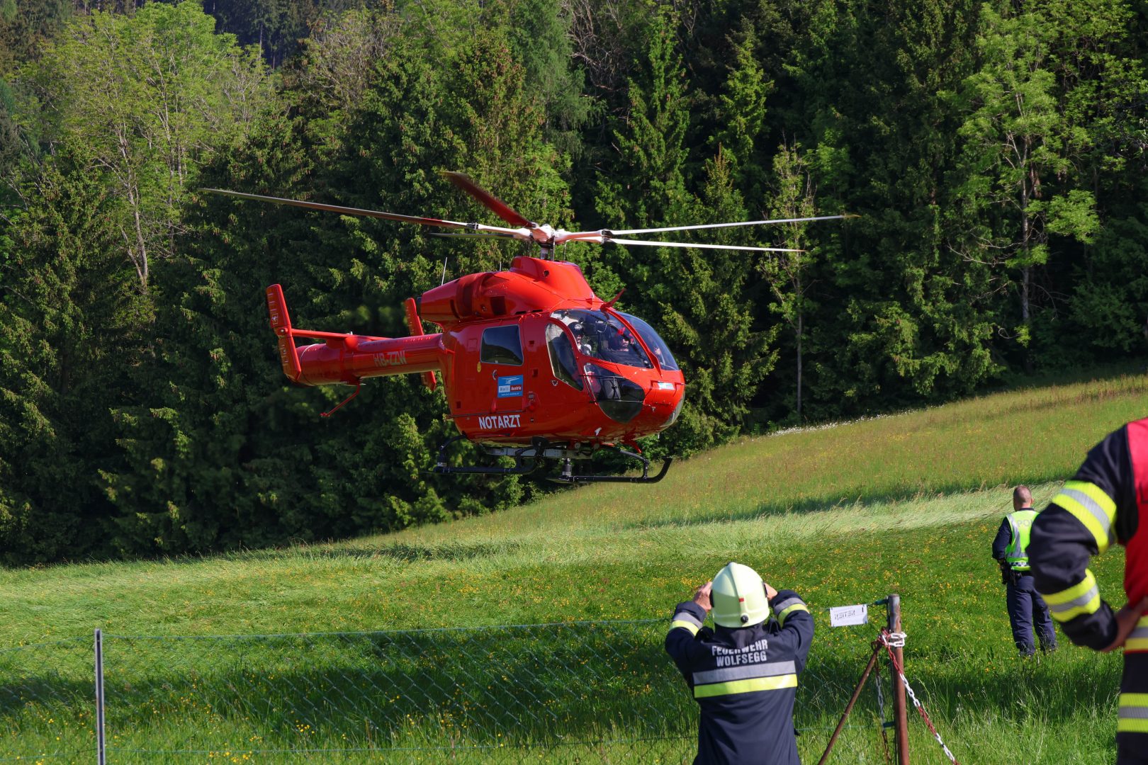 Arbeiter in Wolfsegg von Gerüst gestürzt