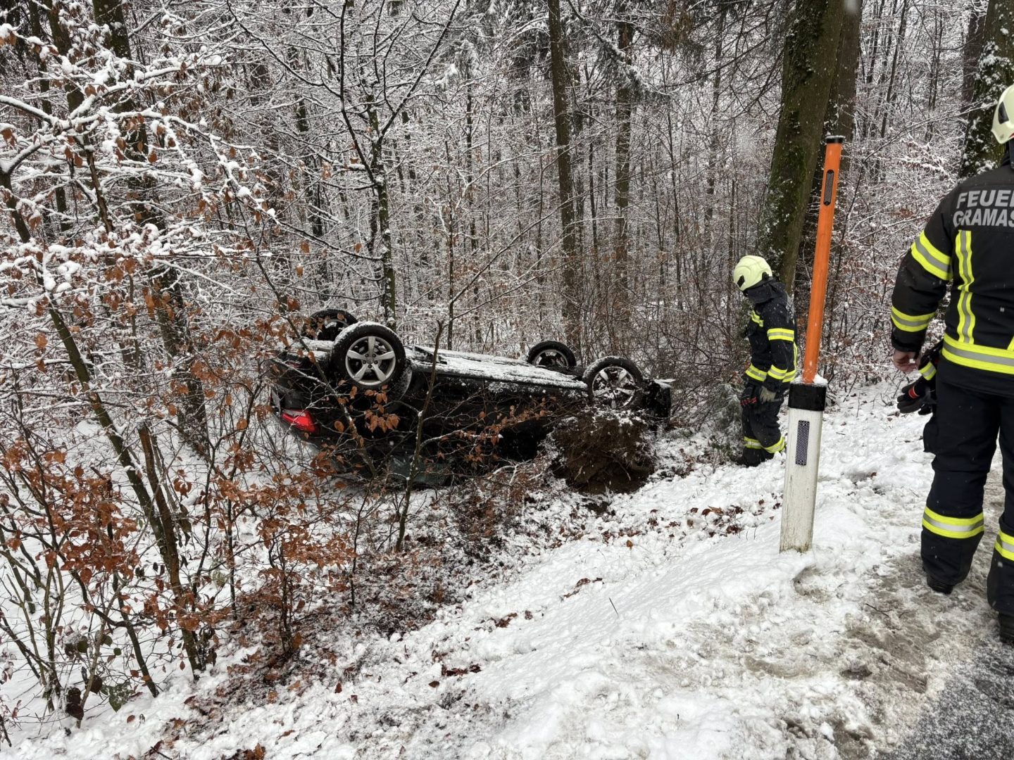 Dreifacher Bremsweg bei Schneefahrbahn