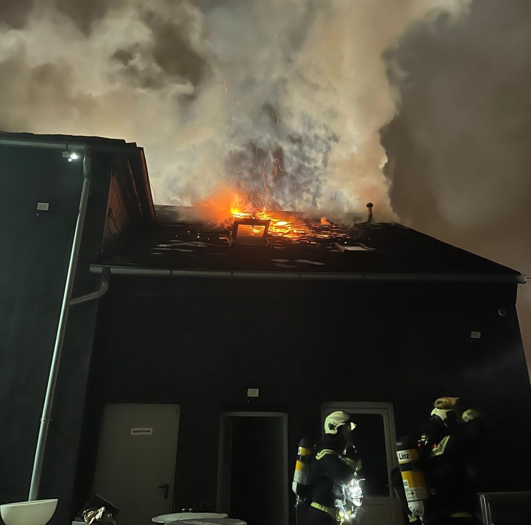 Brand in Linz