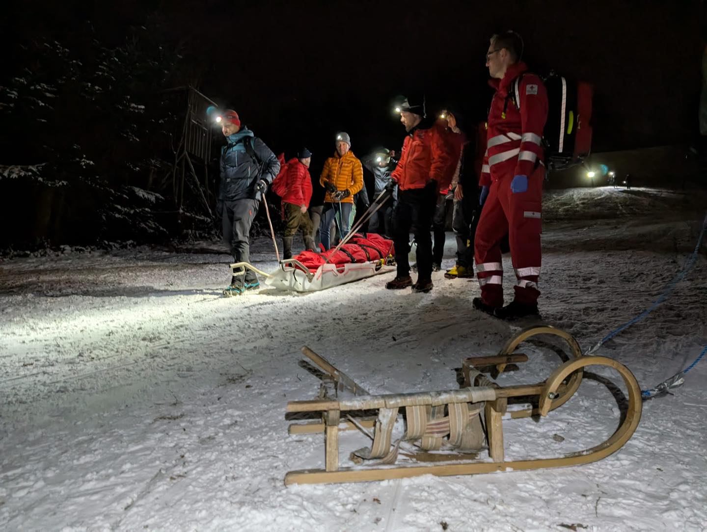 Schwerer Rodelunfall am Grünberg