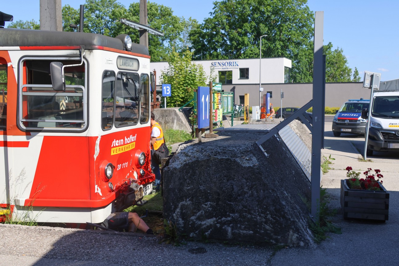 Bremsen defekt? Zugunfall in Lambach