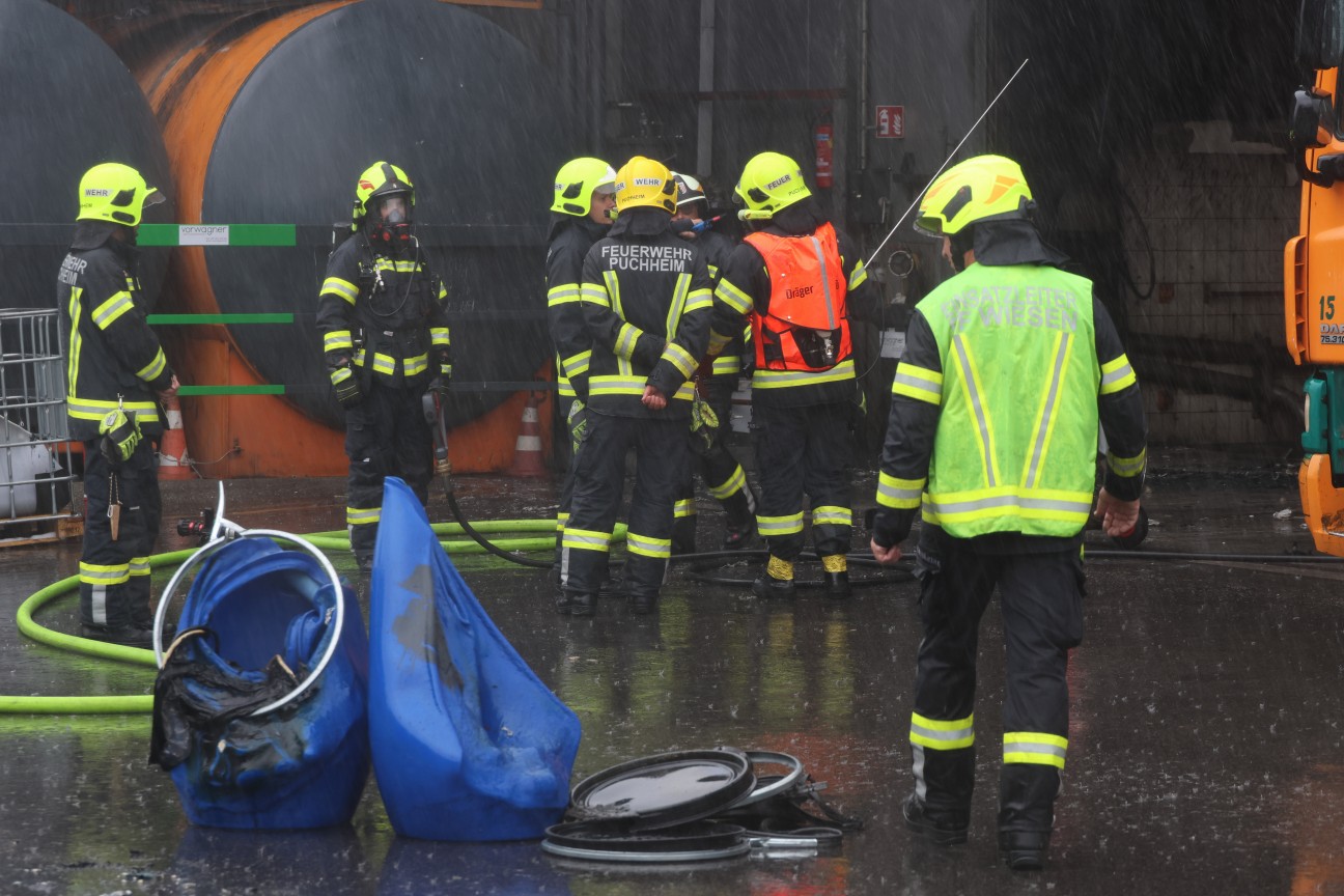 Brand in Pinsdorf nach chemischer Reaktion