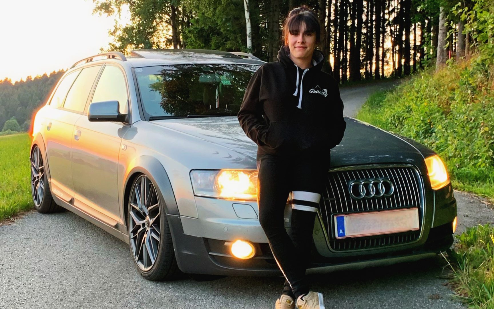 Lena aus Vorderweißenbach tunt Autos!