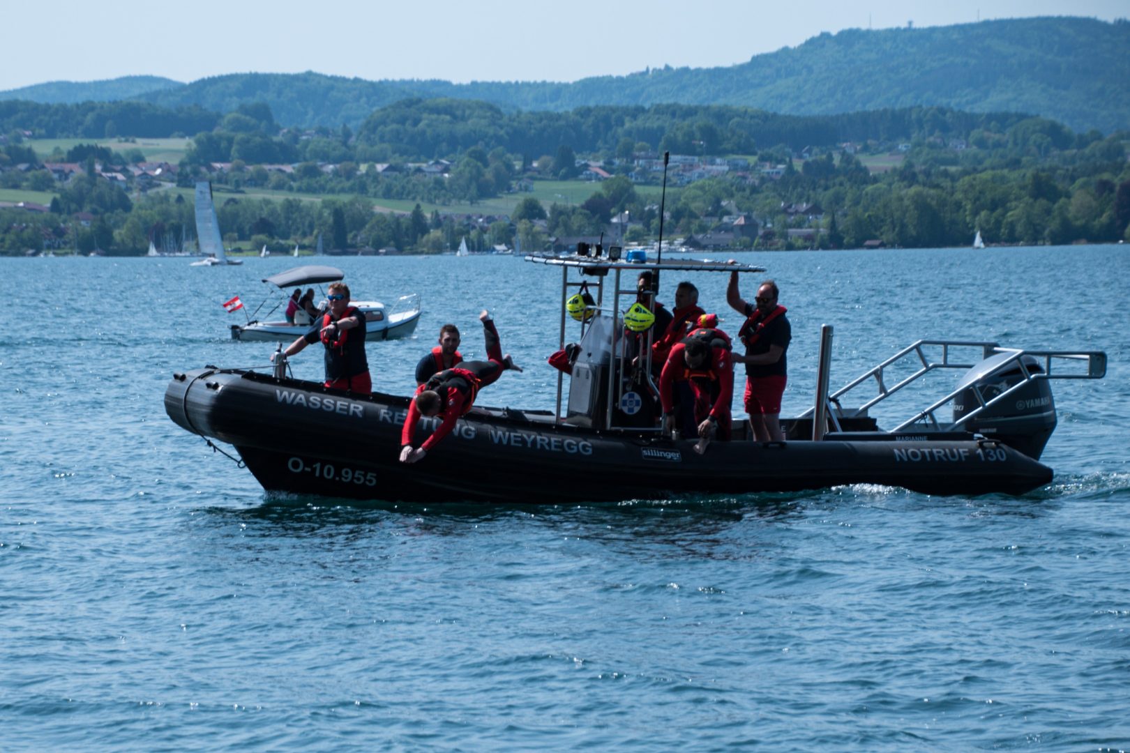 73-Jährige vorm Ertrinken im Attersee gerettet