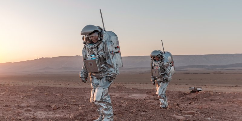 Marsmission in Sandgrube in Peuerbach