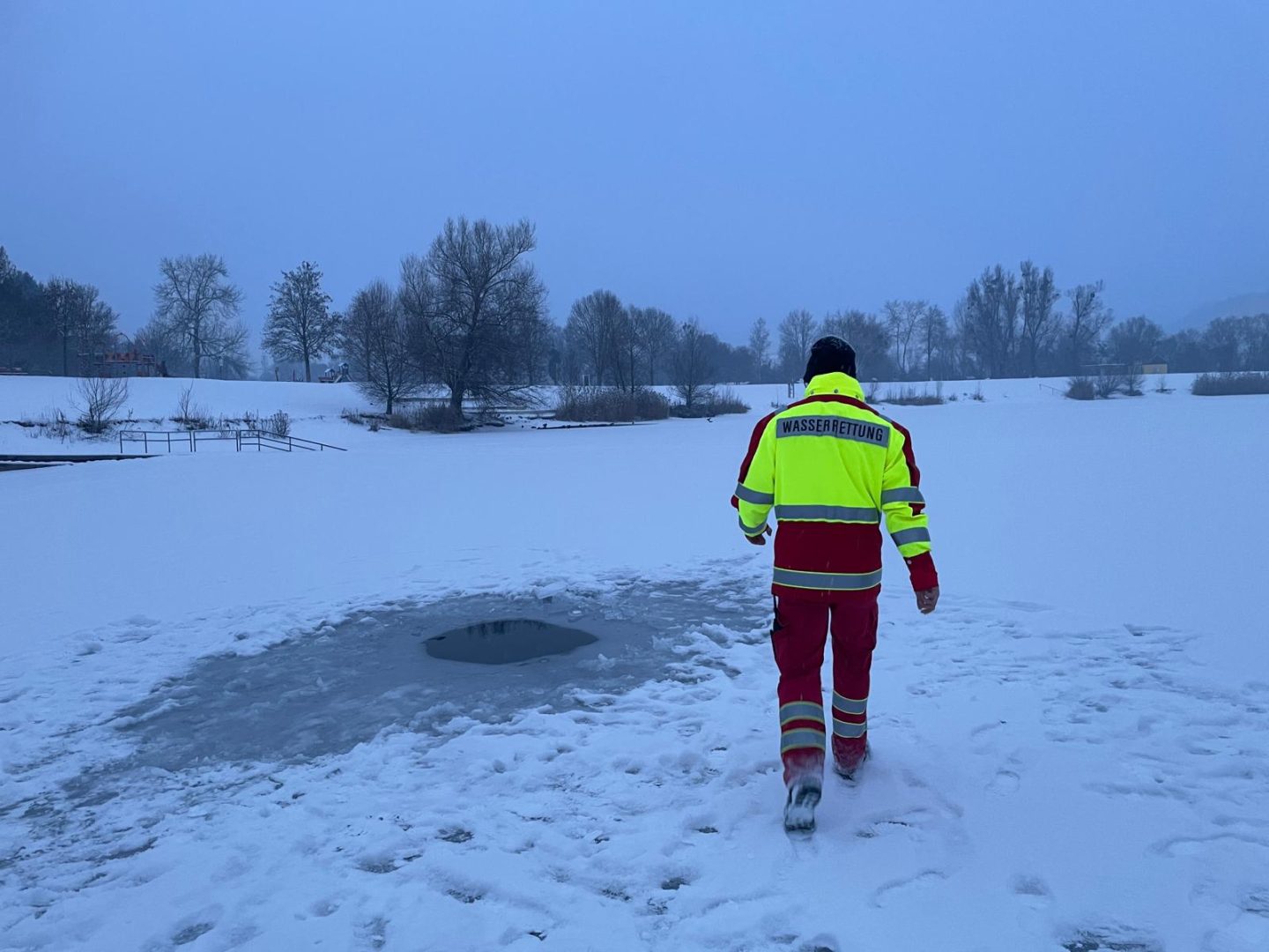 Eislaufen als Gefahr!