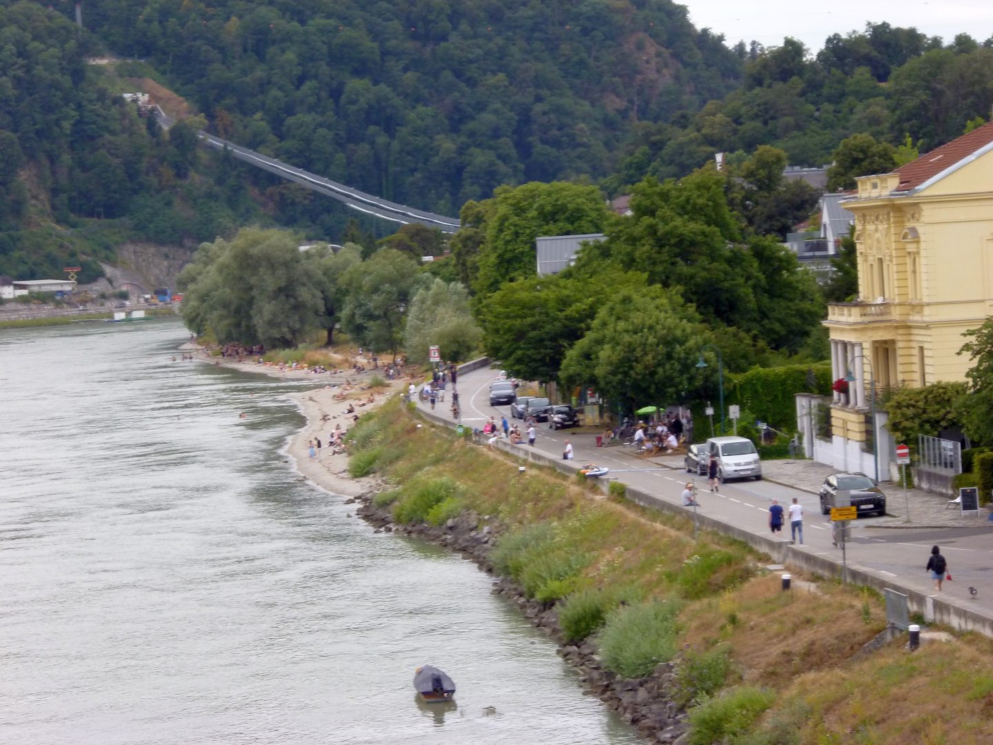 Vorsicht beim Baden in der Donau!