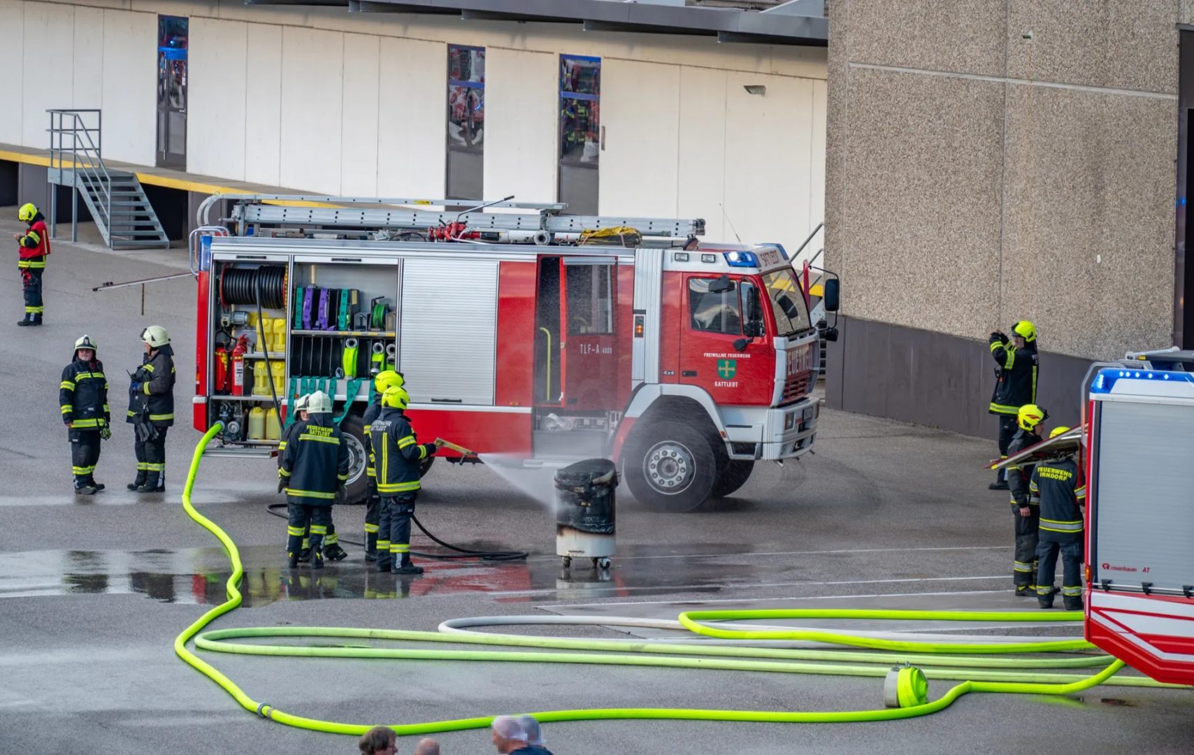 Brand in Schokoladenfabrik