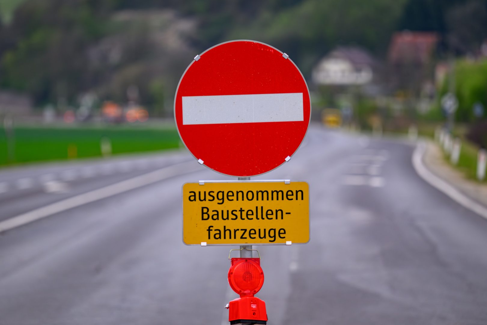 Wieder Baustelle: dieses Mal auf A7