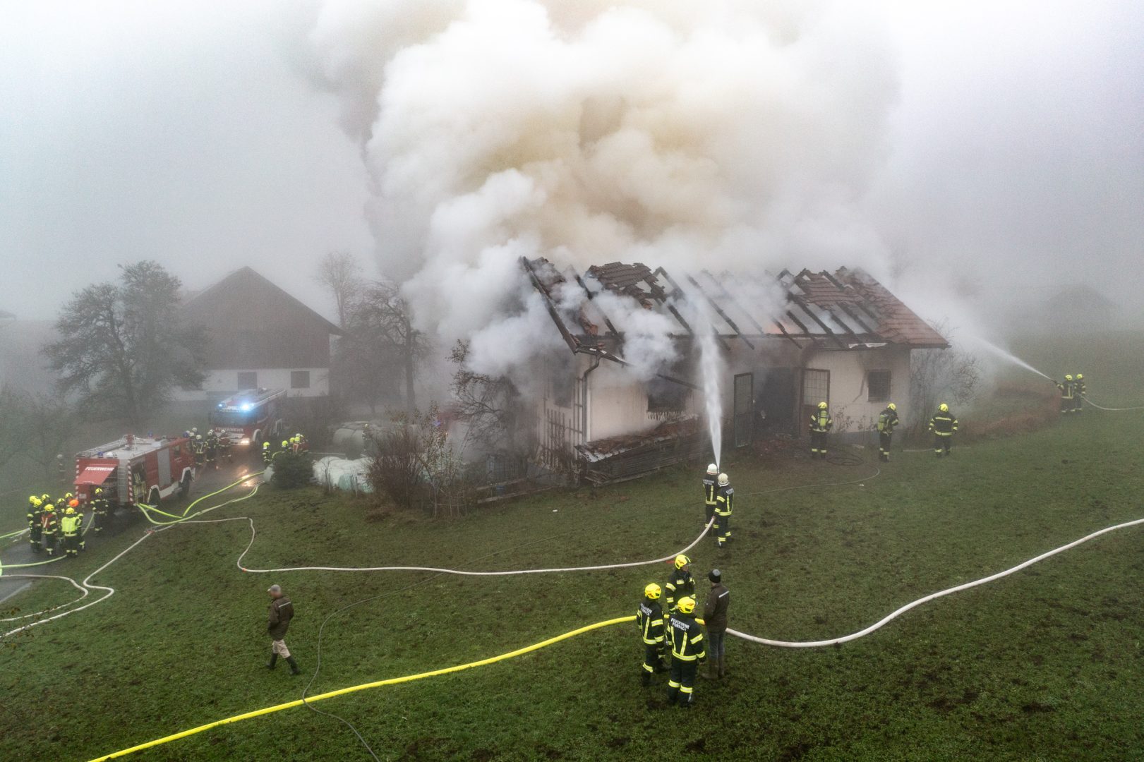 Ein Toter bei Brand in Fornach