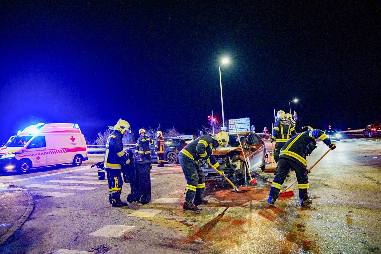 Zwei Kinder bei Unfall in Pregarten verletzt