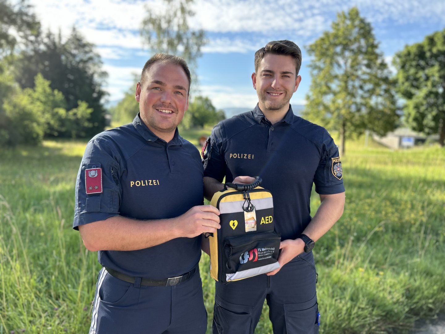 Polizisten als Lebensretter