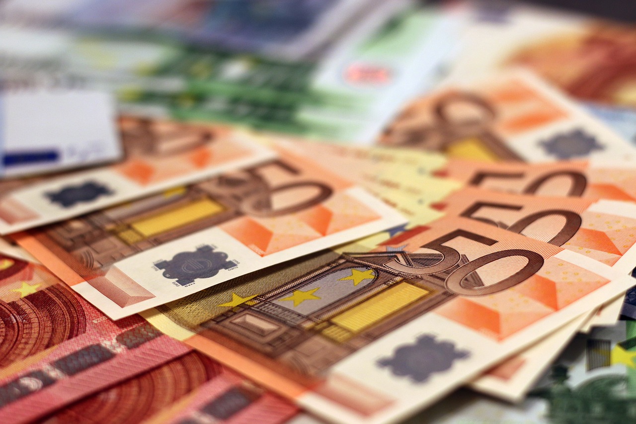 money, banknotes, euro