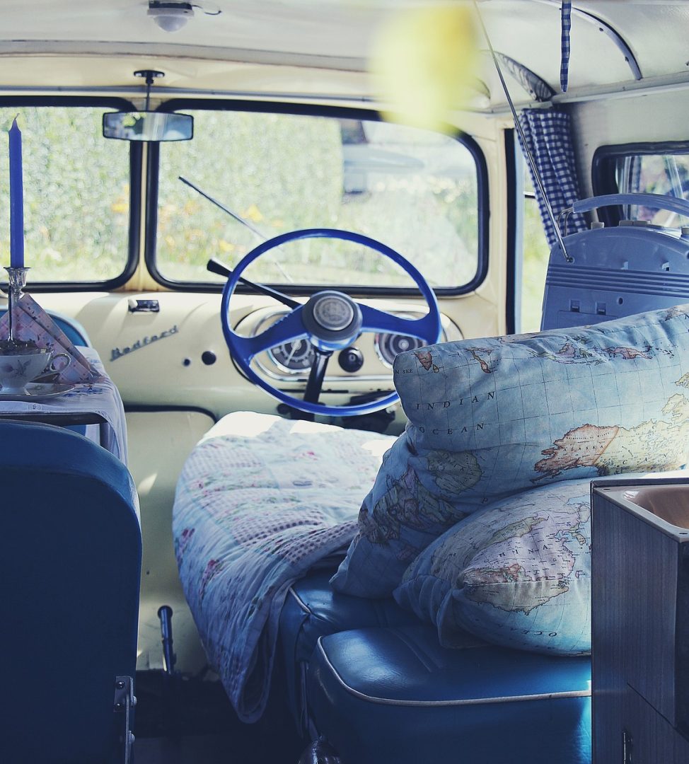 camping, bedford, dormobile