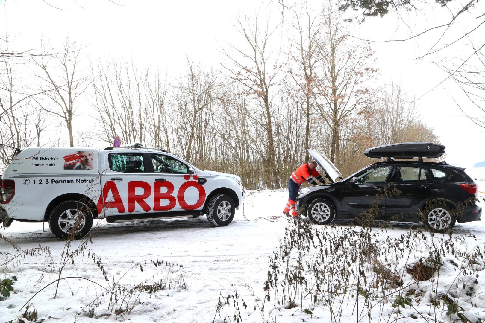 350 Einsätze in drei Tagen für ARBÖ Pannenhelfer