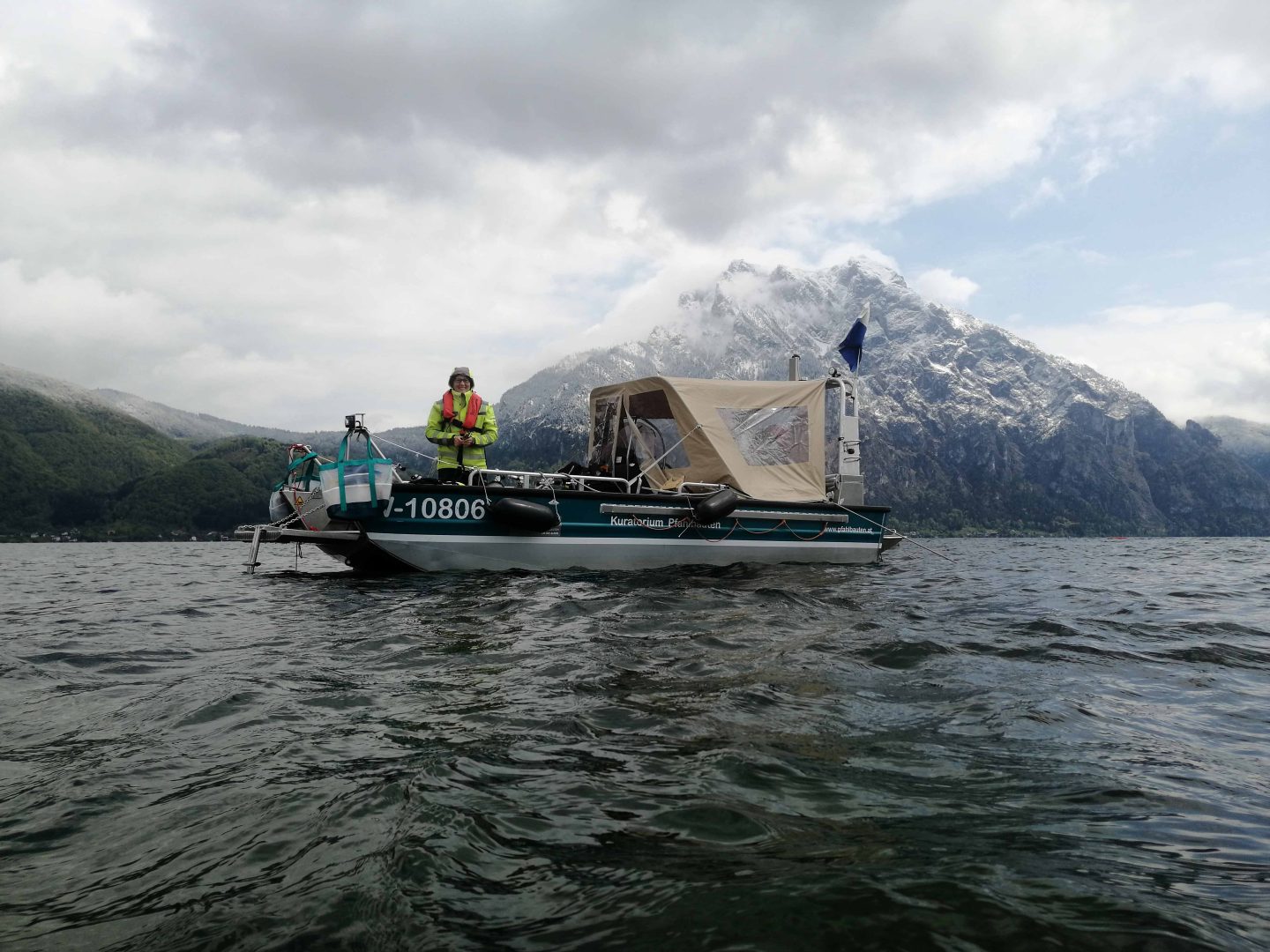 Taucher suchen Siedlung im Traunsee?!